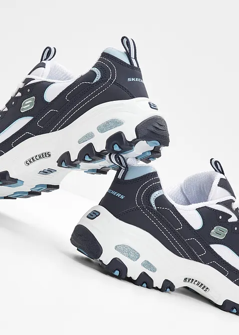 Chunky sneakers i skinn fra Skechers, Skechers