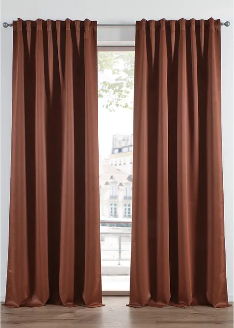 M&oslash;rkleggingsgardin, kommer i mange st&oslash;rrelser (1-pack), bonprix