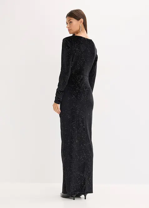 Selskapskjole med glitter, bonprix