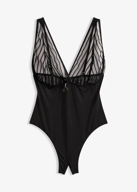 Stringbody med fransk åpning, bonprix