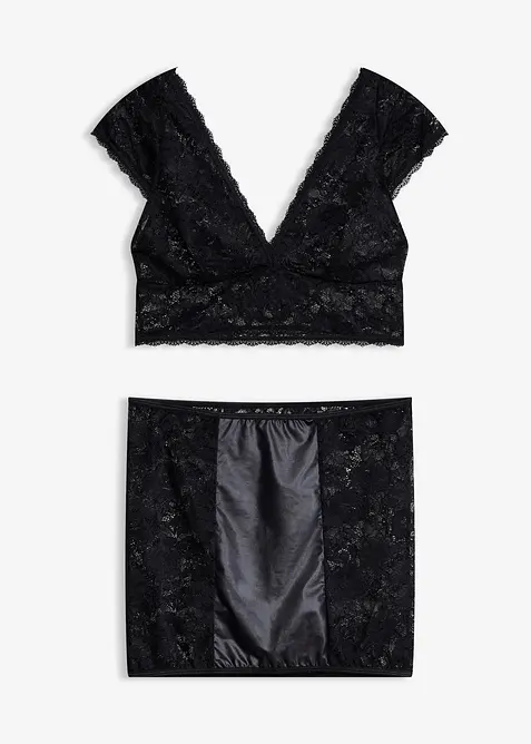 BH-topp og skjørt (2-delt sett), bonprix