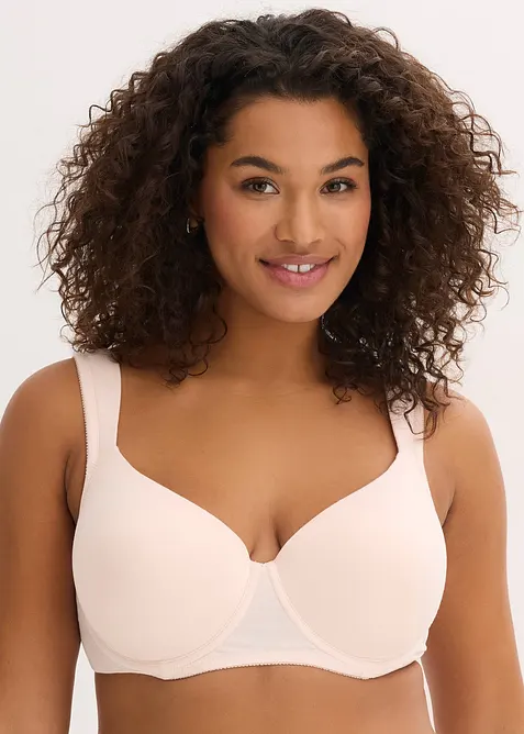 Padded-BH med b&oslash;yle og &oslash;kologisk bomull (2-pack), bonprix