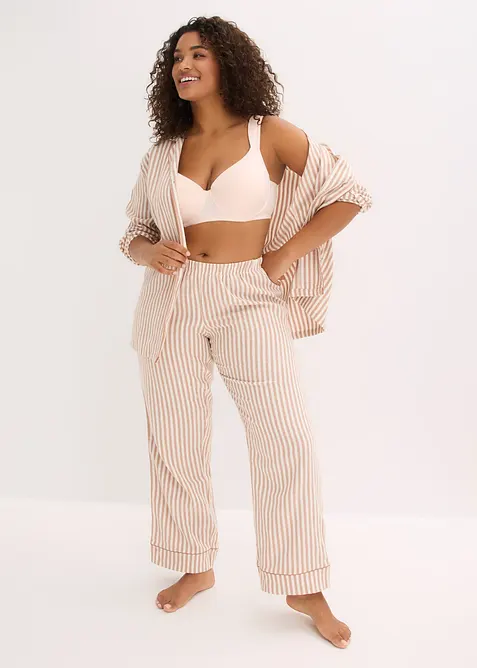 Padded-BH med b&oslash;yle og &oslash;kologisk bomull (2-pack), bonprix