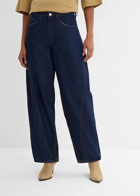 Ballong-jeans, Mid Waist, bonprix