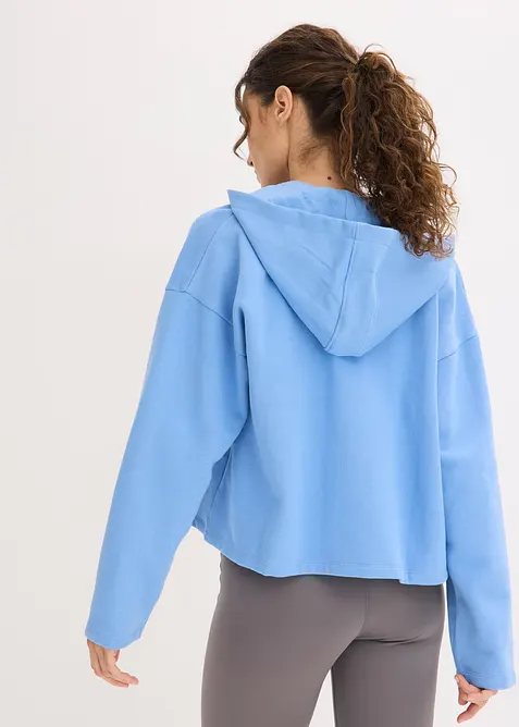 Sweatjakke i 100% &oslash;kologisk bomull, bonprix