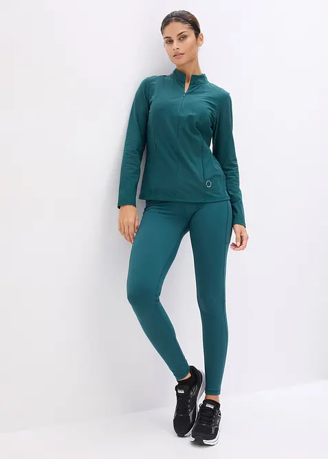 Varmende funksjonsjakke med kort glidel&aring;s, hurtigt&oslash;rkende, bonprix