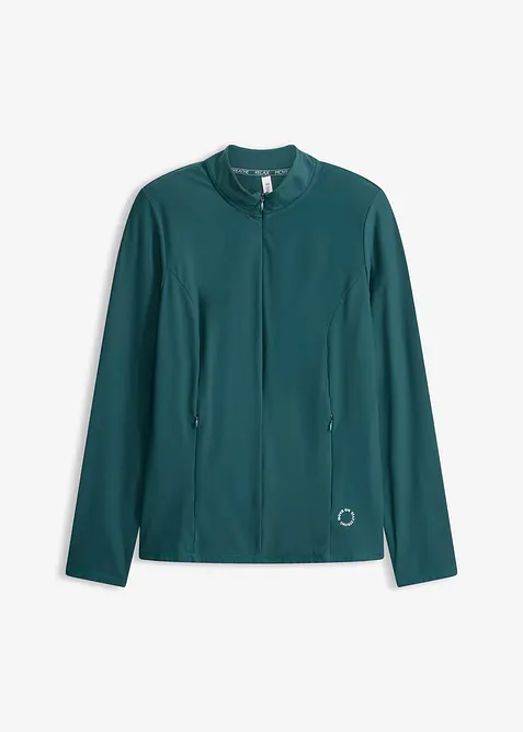 Termo-funksjonsjakke med halv glidel&aring;s, hurtigt&oslash;rkende, bonprix