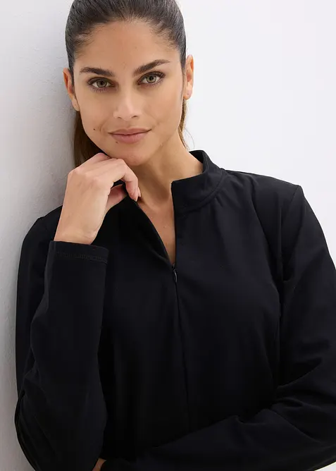 Termo-funksjonsjakke med halv glidel&aring;s, hurtigt&oslash;rkende, bonprix