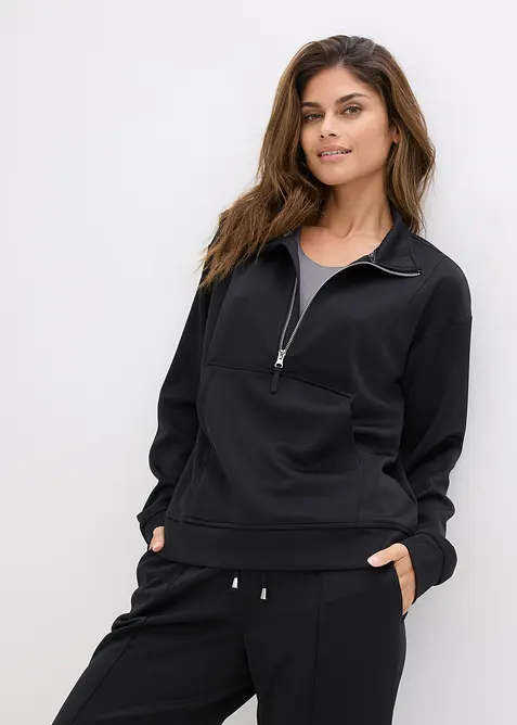 Treningsjakke med st&aring;krage, bonprix