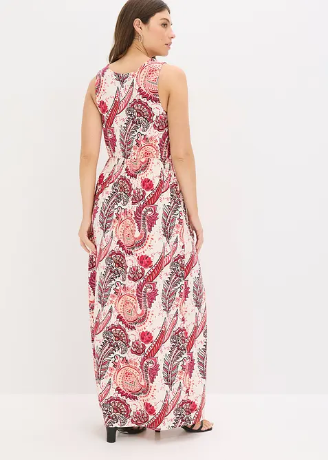 Maxikjole i myk viskosemiks, bonprix