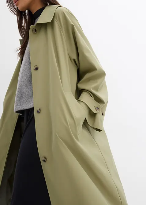 Trenchcoat med spensel, bonprix