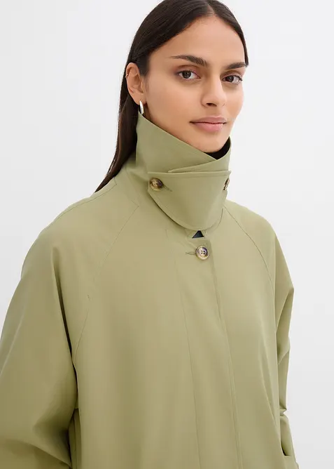 Trenchcoat med spensel, bonprix