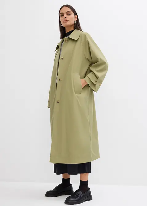 Trenchcoat med spensel, bonprix