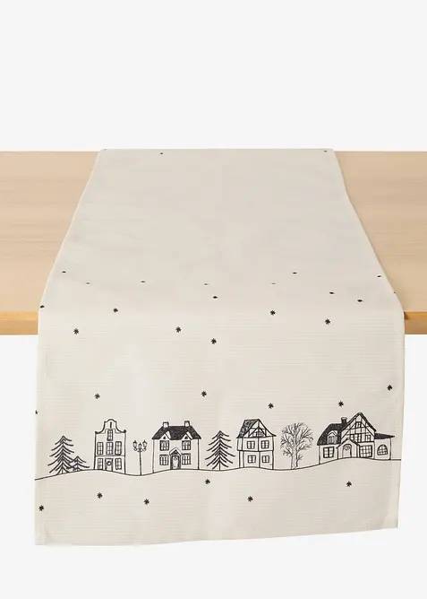 Bordl&oslash;per med vintermotiv, vannavvisende, bonprix