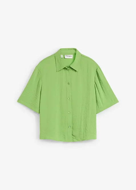 Boxy bluse i lett kreppet materiale, bonprix