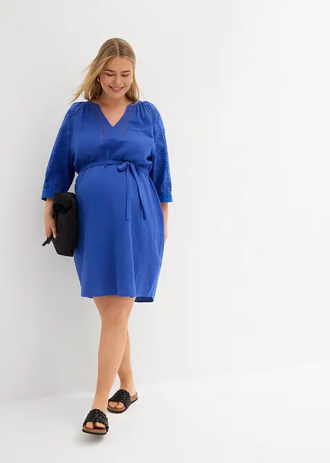 Mammakjole i 100% bomullsmusselin, bonprix