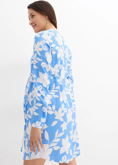 2-i-1-mamma- og ammekjole i skjortekjole-modell av lett viskose, bonprix