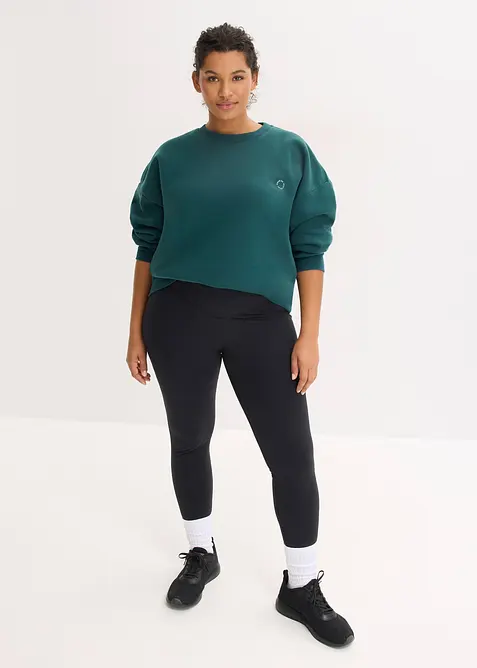 Oversized, varmende sweatshirt, hurtigt&oslash;rkende, bonprix