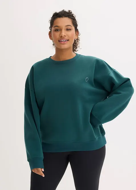 Oversized, varmende sweatshirt, hurtigt&oslash;rkende, bonprix