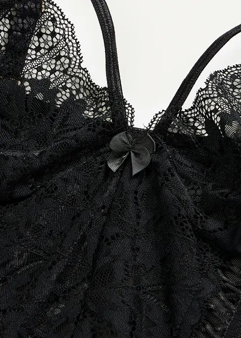 Korsett med strømpeholdere og stringtruse (2-delt sett), bonprix