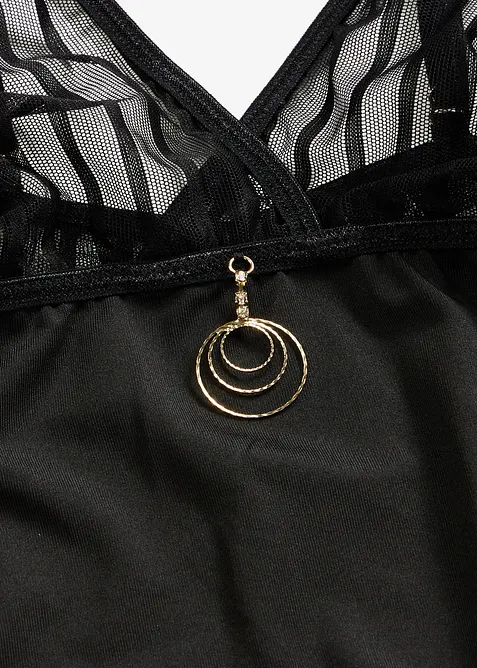 Stringbody med fransk &aring;pning, bonprix