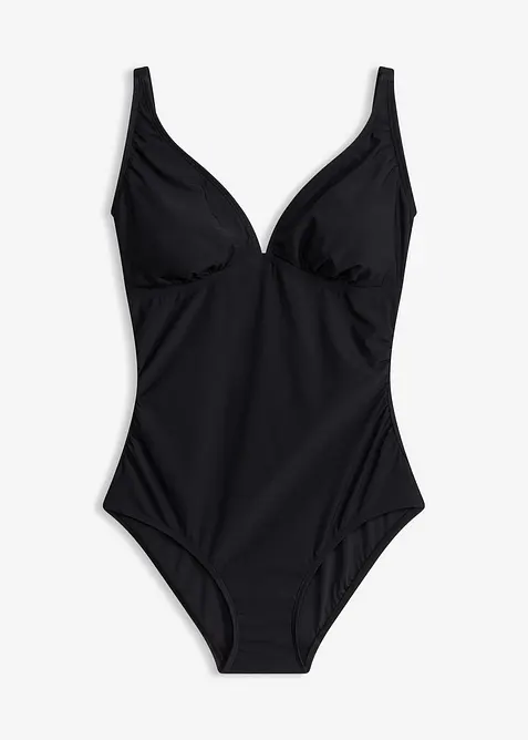 Shape-badedrakt med V-hals, lett formende, bonprix