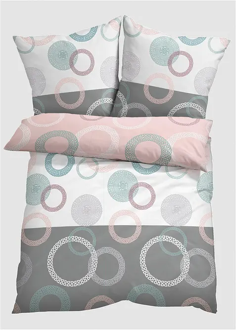 Sengesett med sirkelmønster, bonprix