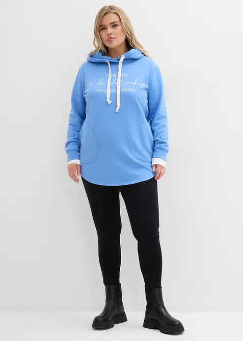 Joggedress med lang sweatshirt og leggings (2-delt sett), bonprix