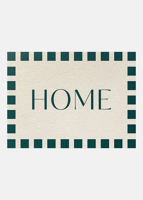 D&oslash;rmatte med statment-print, bonprix