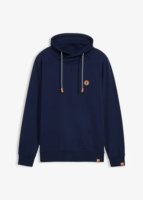 Sweatshirt med sjalskrage, bonprix