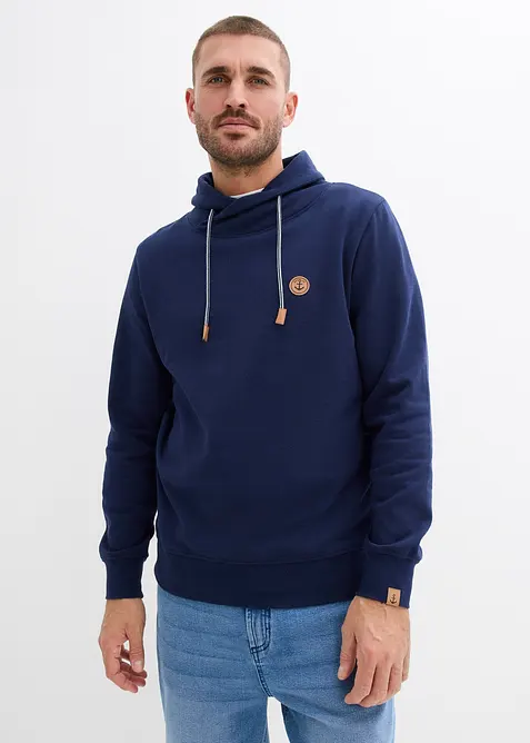 Sweatshirt med sjalskrage, bonprix