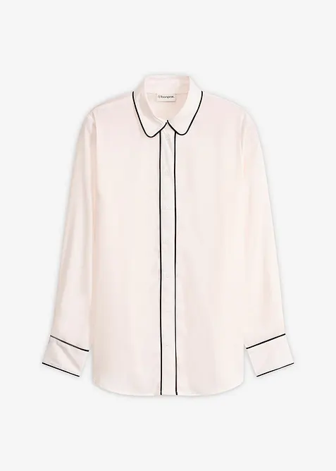 Bluse av lett sateng, bonprix