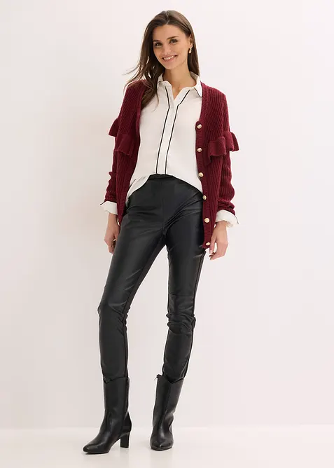 Bluse av lett sateng, bonprix