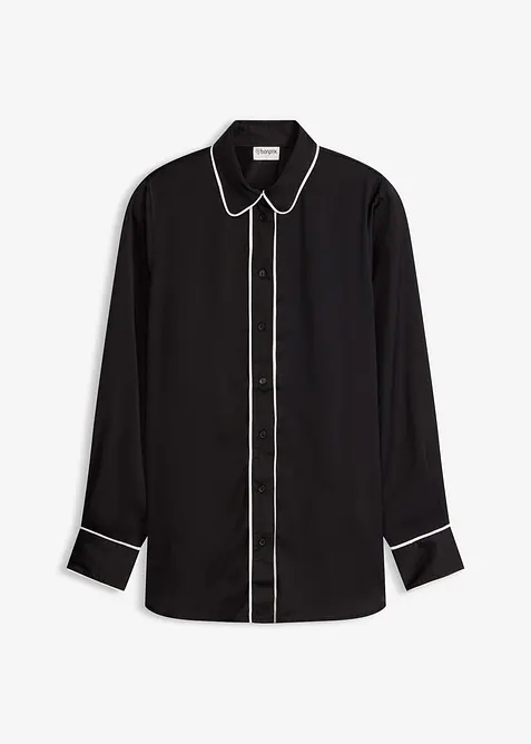 Bluse av lett sateng, bonprix