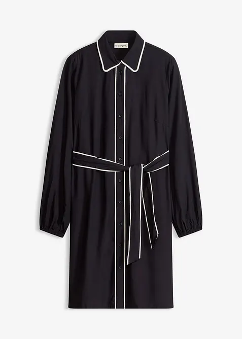 Skjortekjole med viskose, bonprix