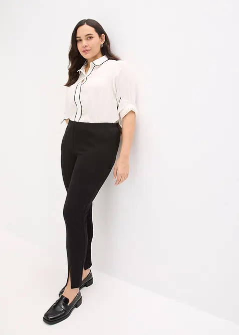 Leggings i behagelig Punto di Roma-materiale, bonprix