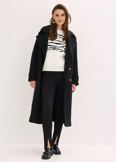 Leggings i behagelig Punto di Roma-materiale, bonprix