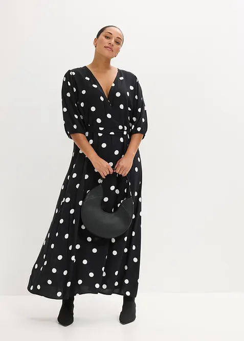 Maxikjole i lett viskose, bonprix