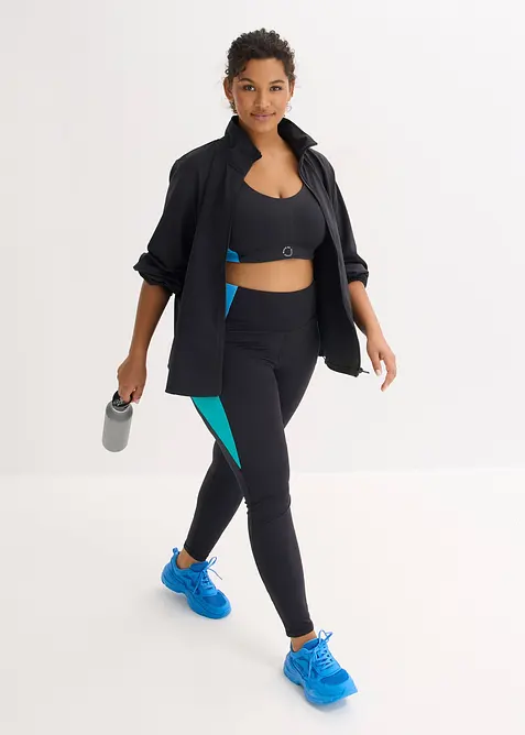 Oversized treningsjakke i formstabilt materiale, bonprix