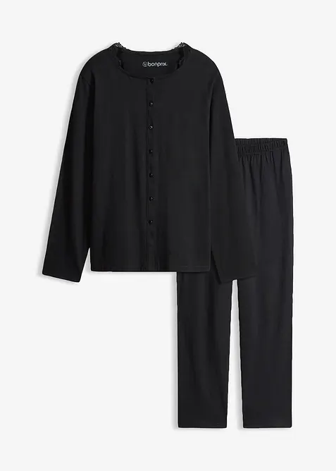Pyjamas i myk bomull, bonprix