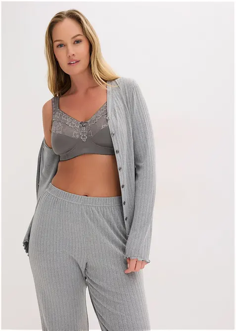 Avlastnings-BH uten spiler med vatterte stropper (2-pack), bonprix