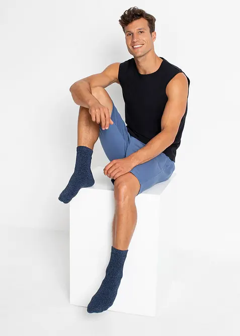 Termosokker i frott&eacute; med &oslash;kologisk bomull (5-pack), bonprix