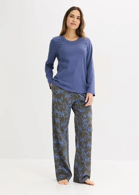 Pyjamas (3-delt sett) av ren bomull, bonprix