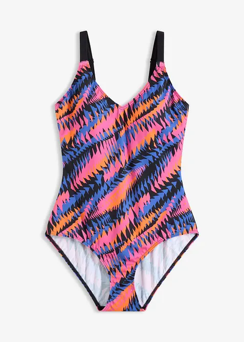 Badedrakt med V-hals, bonprix