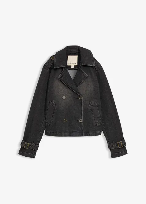Denimjakke i trenchcoat-stil, bonprix