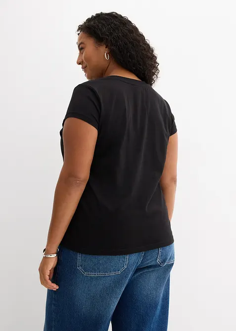 T-skjorte i 100% &oslash;kologisk bomull (2-pack), bonprix