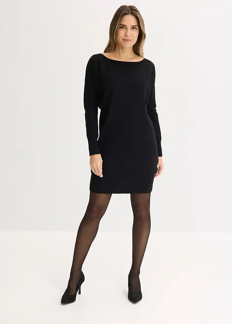 Tynn str&oslash;mpebukse med komfortlinning 30 DEN (2-pack), bonprix