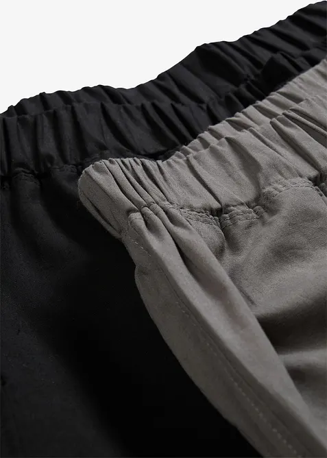 Lang pyjamasbukse av myk bomull (2-pack), bonprix