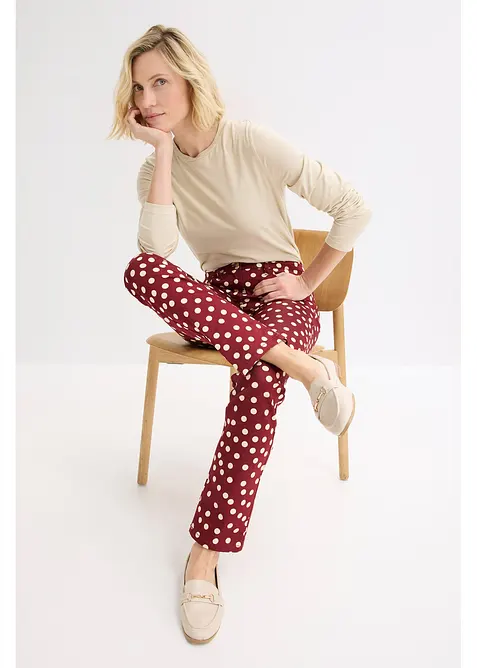 Stretchbukse med 5 lommer, bonprix