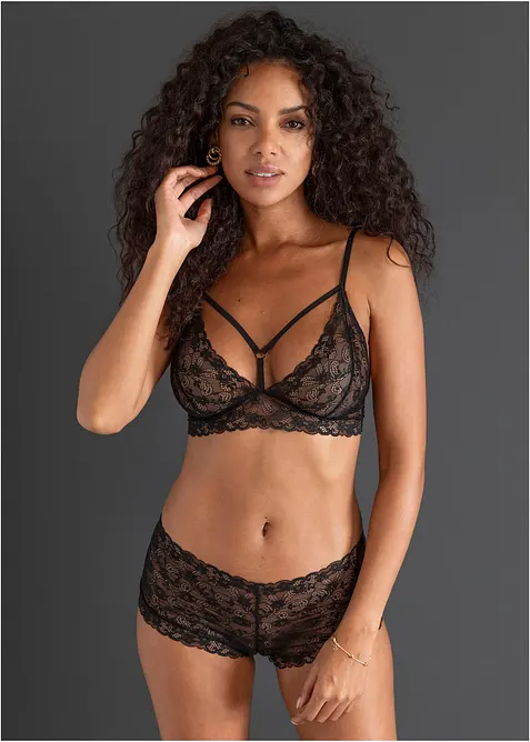 Bustier+panty ouvert (2-delt sett), bonprix
